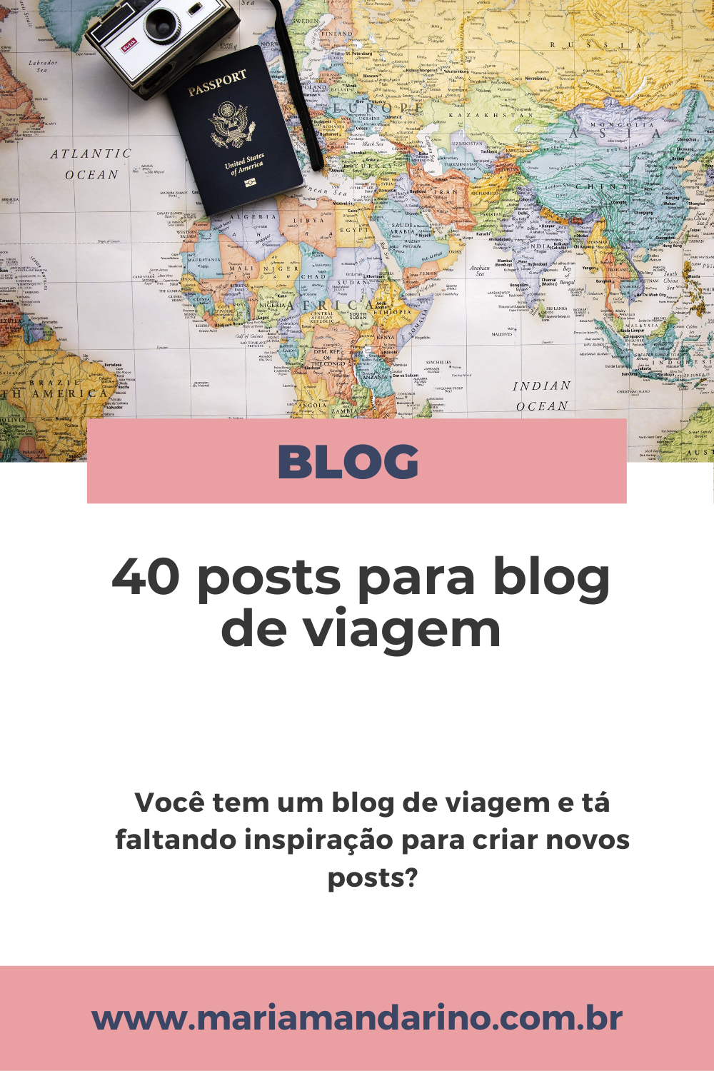 40 Posts Para O Seu Blog De Viagem - Maria Mandarino