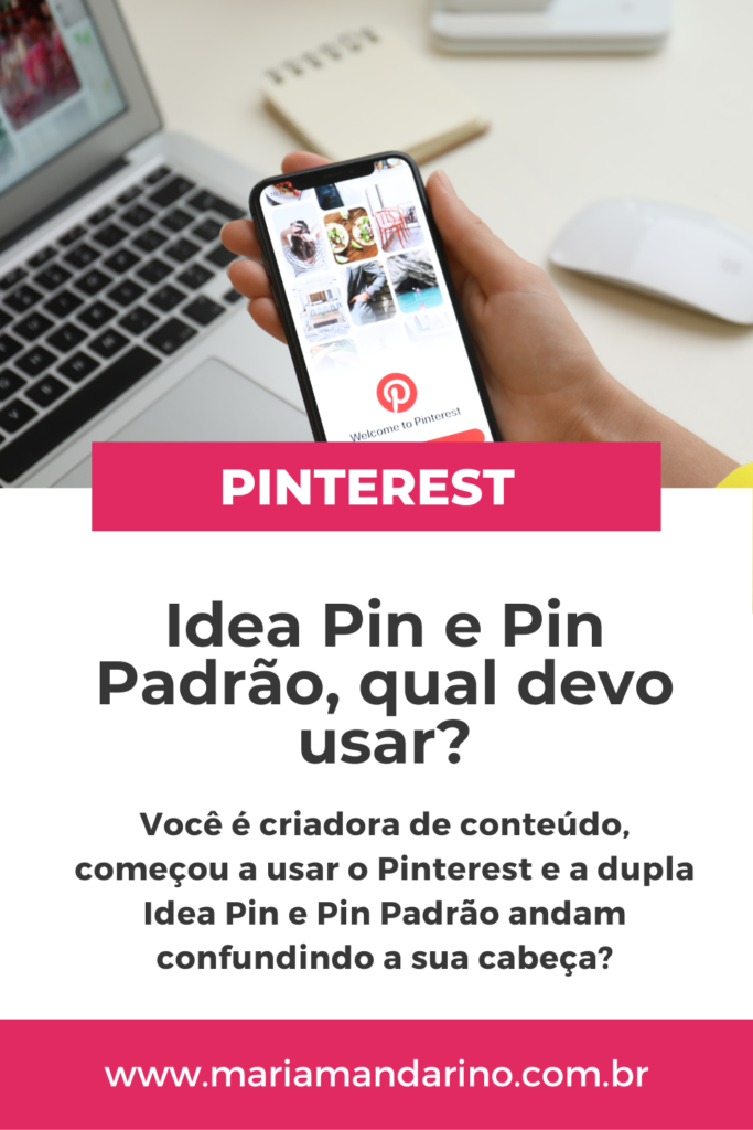 Idea Pin E Pin Padrão, Qual Devo Usar? - Maria Mandarino